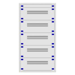 Distribution board insert KVN 60mm, 2-21K, 5-rows