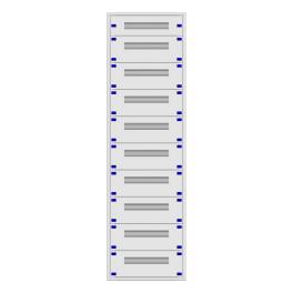 Distribution board insert KVN 60mm, 2-39K, 10-rows