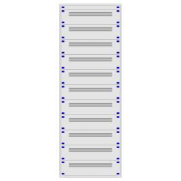 Distribution board insert KVN 60mm, 3-45K, 11-rows