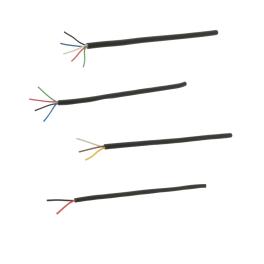 Double-isolated cable RGB 4-polig 0,5mm² Black
