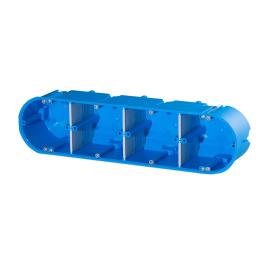 Doză de aparat pentru perete gips carton, cvadruplă