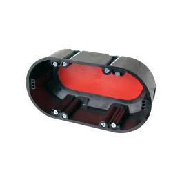 Doză dublă cu protecţie la incendiu,  D=74mm, A=54mm