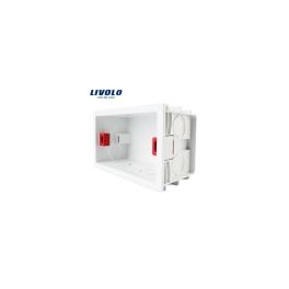 Doza modulara 3 module Livolo, pentru zidarie, standard italian