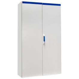 Dulap compact cu două uşi, 2000x1200x400mm, RAL 7035 IP54