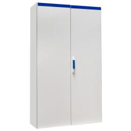 Dulap compact cu două uşi, 2000x1200x400mm, RAL 7035 IP54