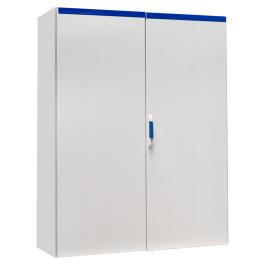 Dulap compact cu două uşi, 2000x1600x500mm, RAL 7035 IP54