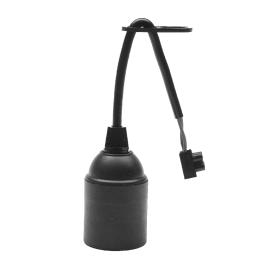 Dulie E27 230V 60W cu 10cm cablu 2x0,75mm² şi clemă
