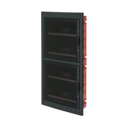 EC630 FLUSH MOUNT. ENCLOSURE 72 MOD. (4X18) BLACK