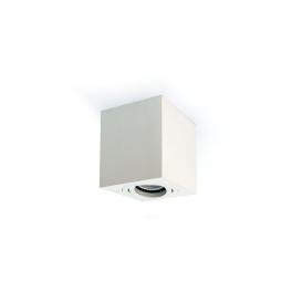 Edda Square-CL MR16, GU10, 10W, 230V, adjustable, alb