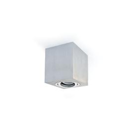 Edda Square-CL MR16, GU10, 10W, 230V, adjustable, aluminiu