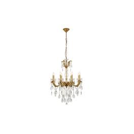EDWARD CANDELABRU 8XE14 ARAMĂ/JADE