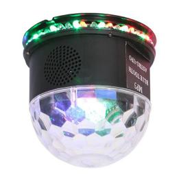 Efect ufo astro led rgb 3w cu difuzor incorporat, bluetooth, negru