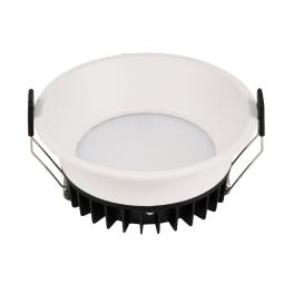 EL-6227 RECESSED ROUND LED DOWNLIGHT 12W 3000K+EM