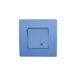 EL BASIC TG114 1 BUTTON 1 WAY SWITCH WITH LIGHT BL