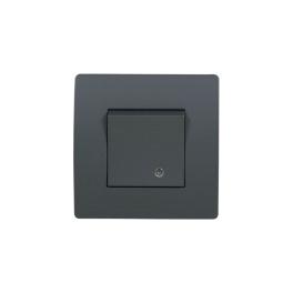EL BASIC TG114 1 BUTTON 1 WAY SWITCH WITH LIGHT GR