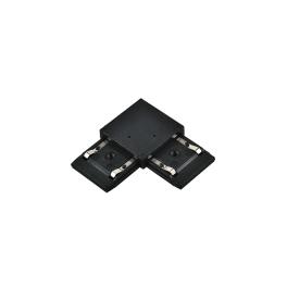 EL-LC 1 COLOUR SERIES L-CONNECTOR FOR RAIL BLACK