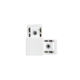 EL-LC 1 COLOUR SERIES L-CONNECTOR FOR RAIL WHITE