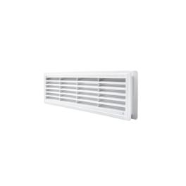 EL02-127 DOOR GRILLE 115x430MM, WHITE