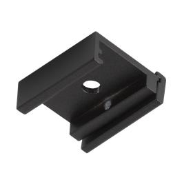 Element de capăt sina, 48V TRACK, negru