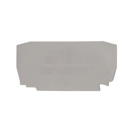 Element terminal pentru cleme tip YBK 2,5, gri