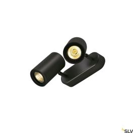 Enola_B WL&CL dublu,negru2xGU10, max.50W