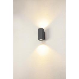 ENOLA UP/DOWN SQ S 7W 3000/4000K 230V LED IP65 antracit