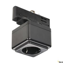 EUTRAC power soclu adaptor, negru