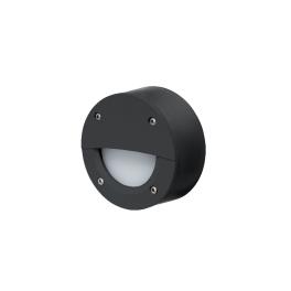EXTRALETI 100REL LED APLICA PERETE MONTAJ APARENT 3W CCT IP66 NEGRU