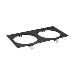 Ferronego Installation frame "111" square / 2-fach black