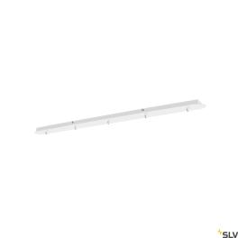 FITU five-way ceiling plate, long, white