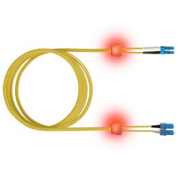 FO LED Patch Cord Premium, Duplex, LCD/SCD, E09/125, OS2, 3m