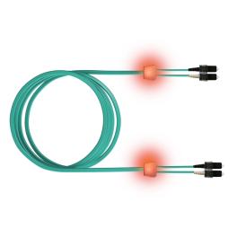 FO LED Patch Cord Premium, Duplex, SCD/SCD, G50/125 OM3, 3m