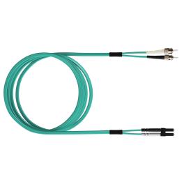 FO Patch Cord Premium, Duplex, LCD/ST, G50/125, OM3, 3m