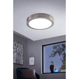 Fueva-C 21W LED-BLUETOOTH®-RGB/CCT Spot Ø300 nichel