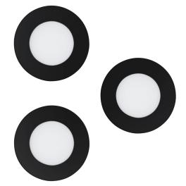 FUEVA-Z DL 3X2,8W 1170lm tuneable white  Ø86, negru
