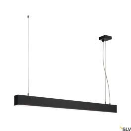 GLENOS pendant, mat negru, 1m, 52W, 4000K