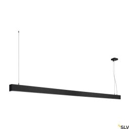 GLENOS pendant, mat negru, 2m , 103W, 4000K