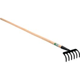 GREBLĂ METAL, 6 DINȚI, CU COADĂ
