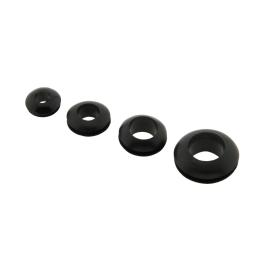 Gummi cable gland black mounting hole 12mm inside 10m