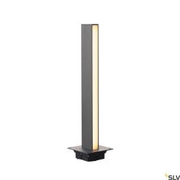H-POL, anthracit, doua benzi lumina, L/B/H 16,5/16,5/66 cm
