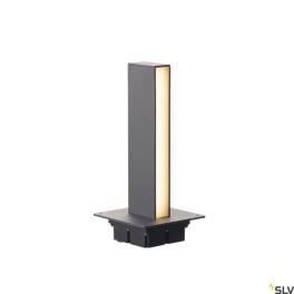 H-POL, anthracit, o banda lumina, L/B/H 16,5/16,5/36 cm