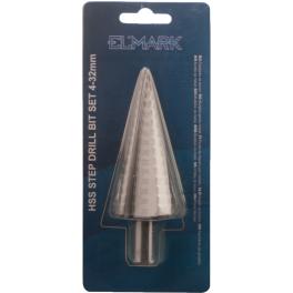 HSS STEP DRILL BIT SET 4-32mm