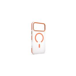 HUSA PROTECTIE MAG CASE IPHONE 17 PRO MAX - TRANSPARENT/PORTOCALIU