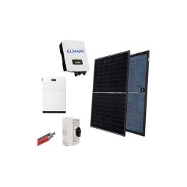 HYBR. SOLAR SYSTEM 3P/10kW 430W PANELS WITH BATT.