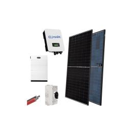 HYBR. SOLAR SYSTEM 3P/10kW 580W PANELS WITH BATT.