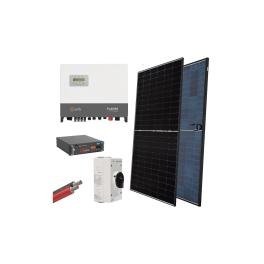 HYBR. SOLAR SYSTEM 3P/6kW 580W PANELS WITH BATT.