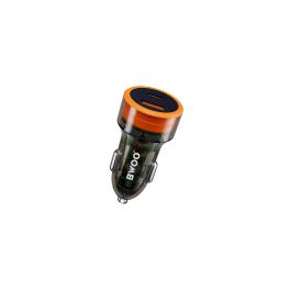 INCARCATOR AUTO 38W QC 18W + PD 20W - TRANSPARENT