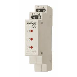 Indicator prezenţă tensiune modular L1-L2-L3 cu LED