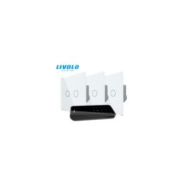 Intrerupatoare duble wireless RF + telecomanda RF 27 circuite, generatia noua
