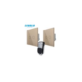 Intrerupatoare duble wireless RF + telecomanda RF 3 circuite, generatia noua